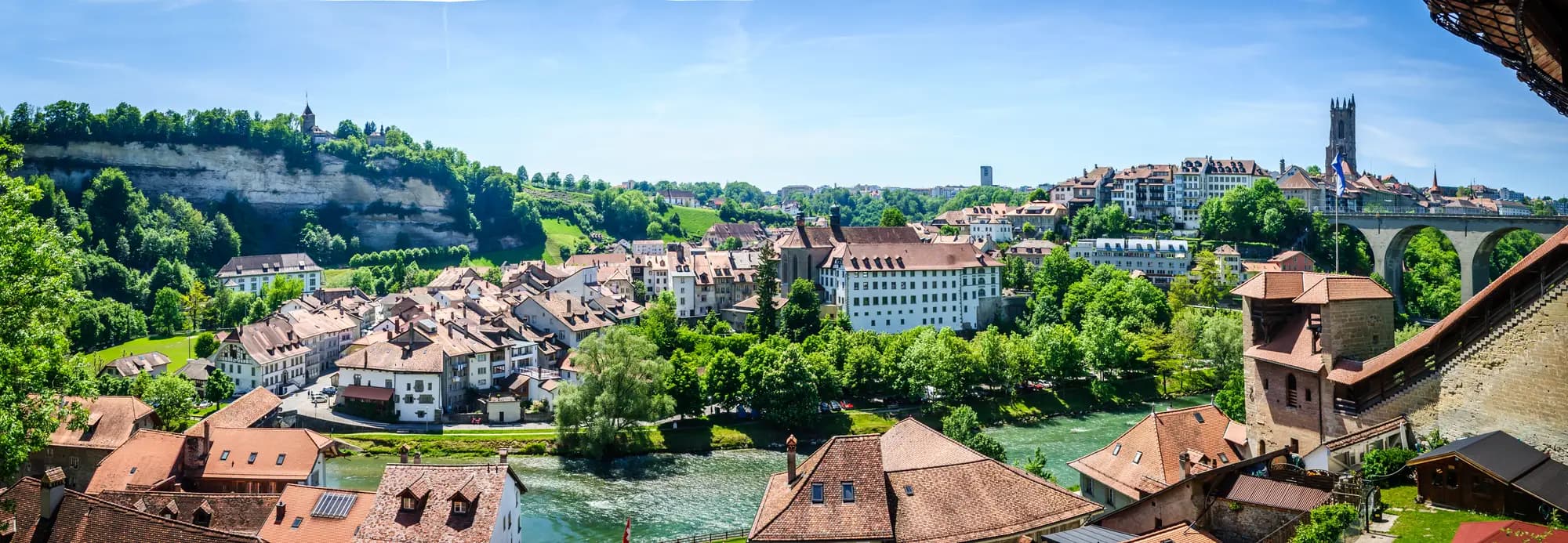 Schweizer Altstadt-Panorama
